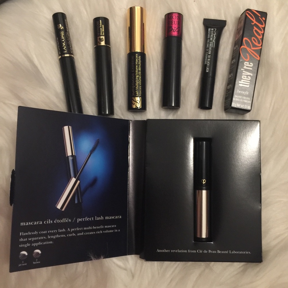 Mini Mascara Set X 7 （all black）